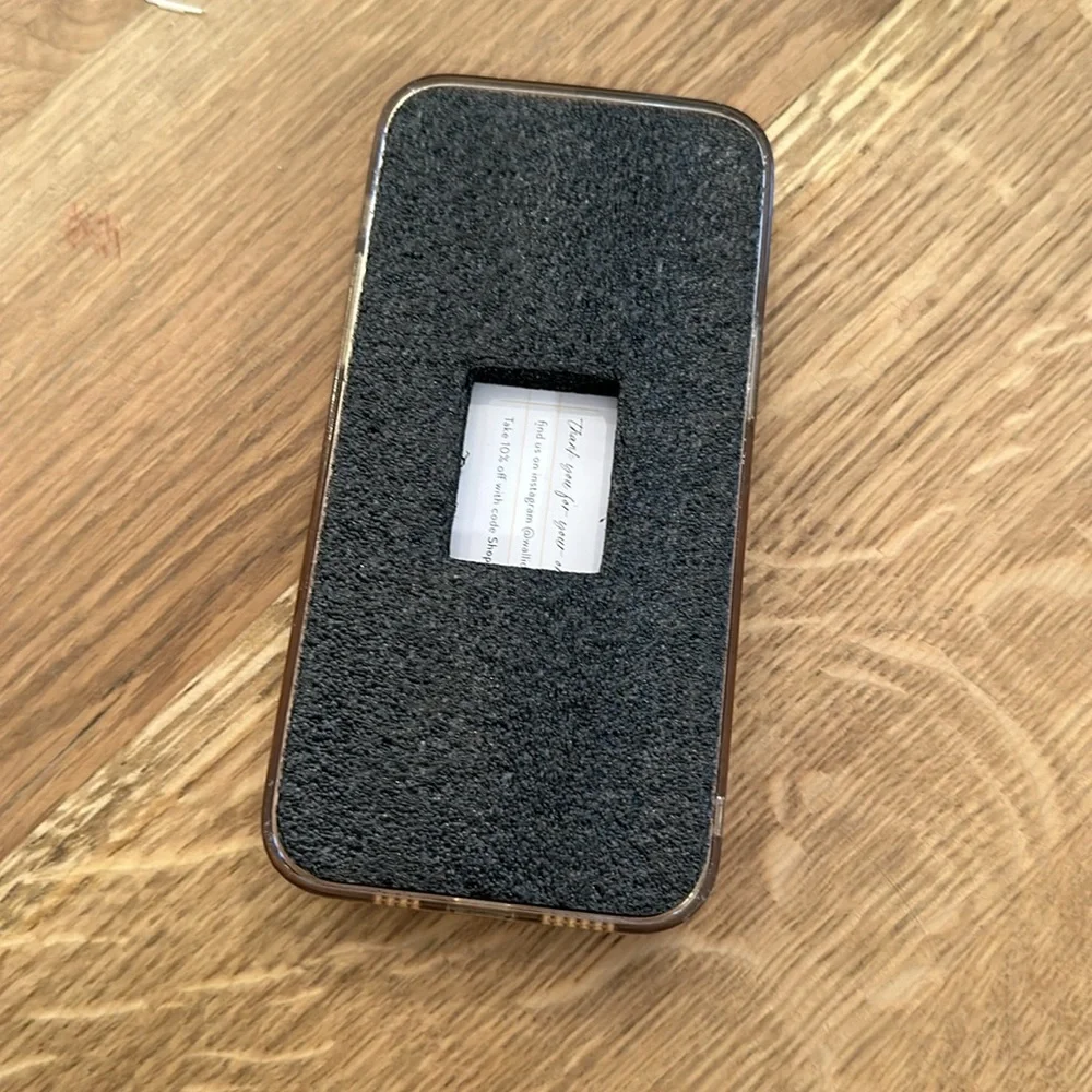 Walli Ohone case! I phone 14 pro max. Has wear but still works great!